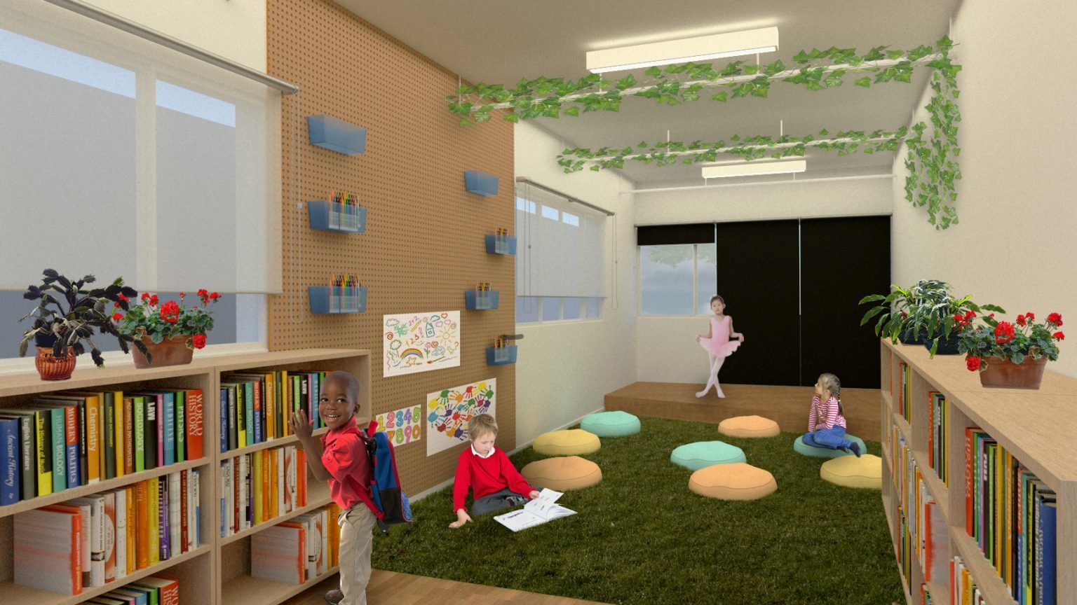 Ideias criativas para a biblioteca na escola - Ateliê Urbano